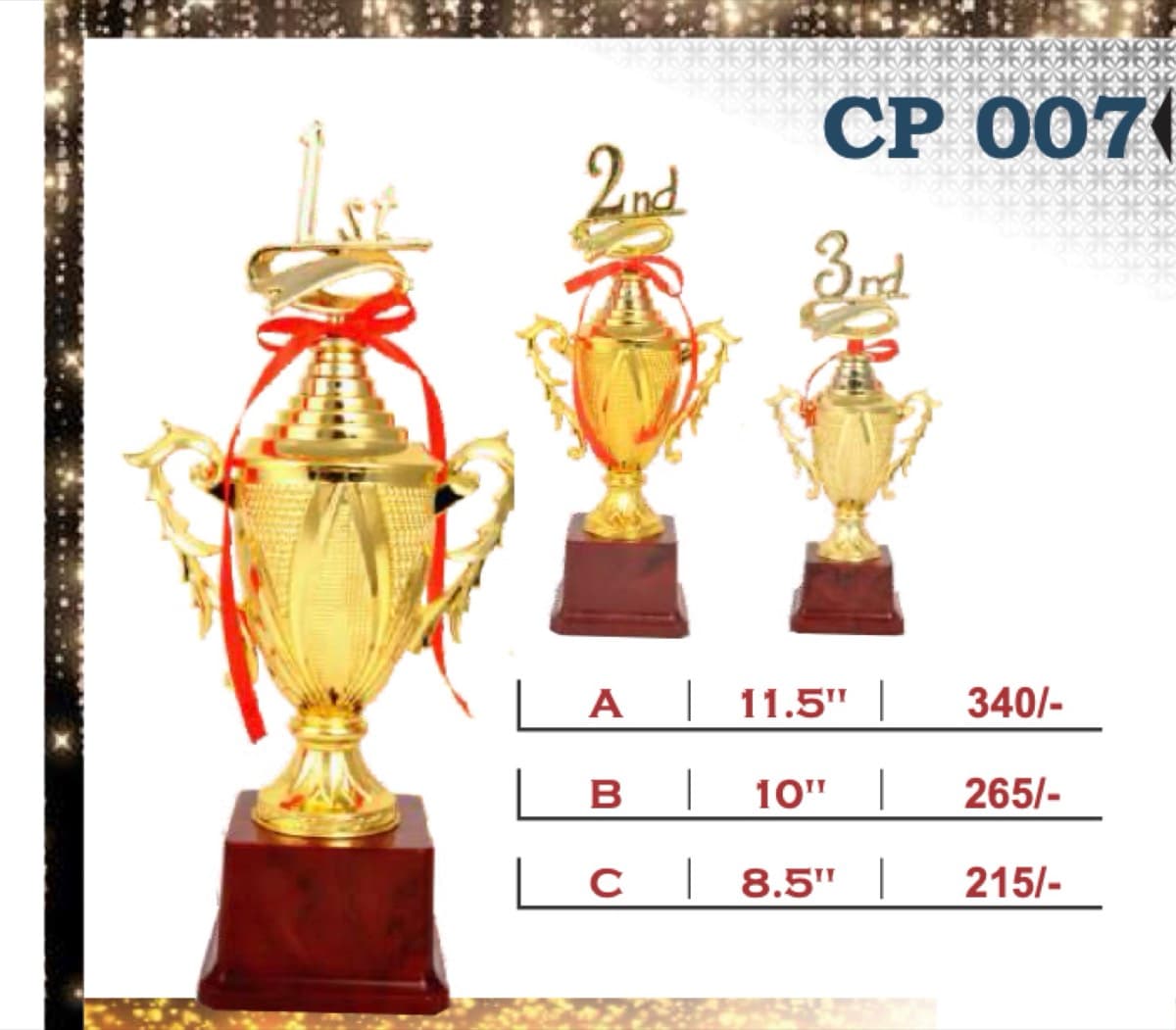 Recognition Trophy CP 007