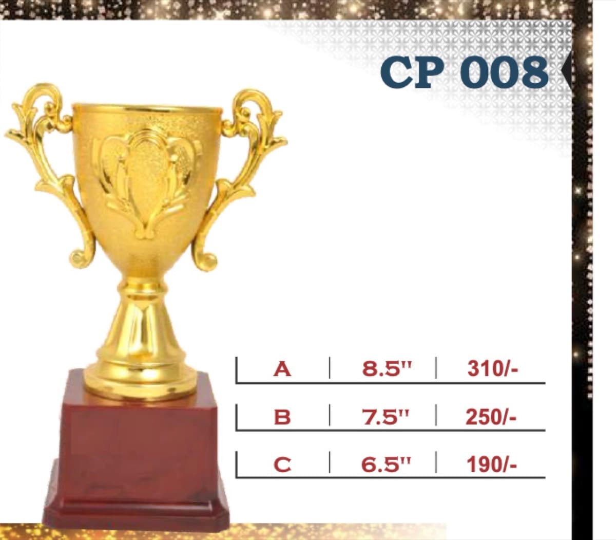Recognition Trophy CP 008