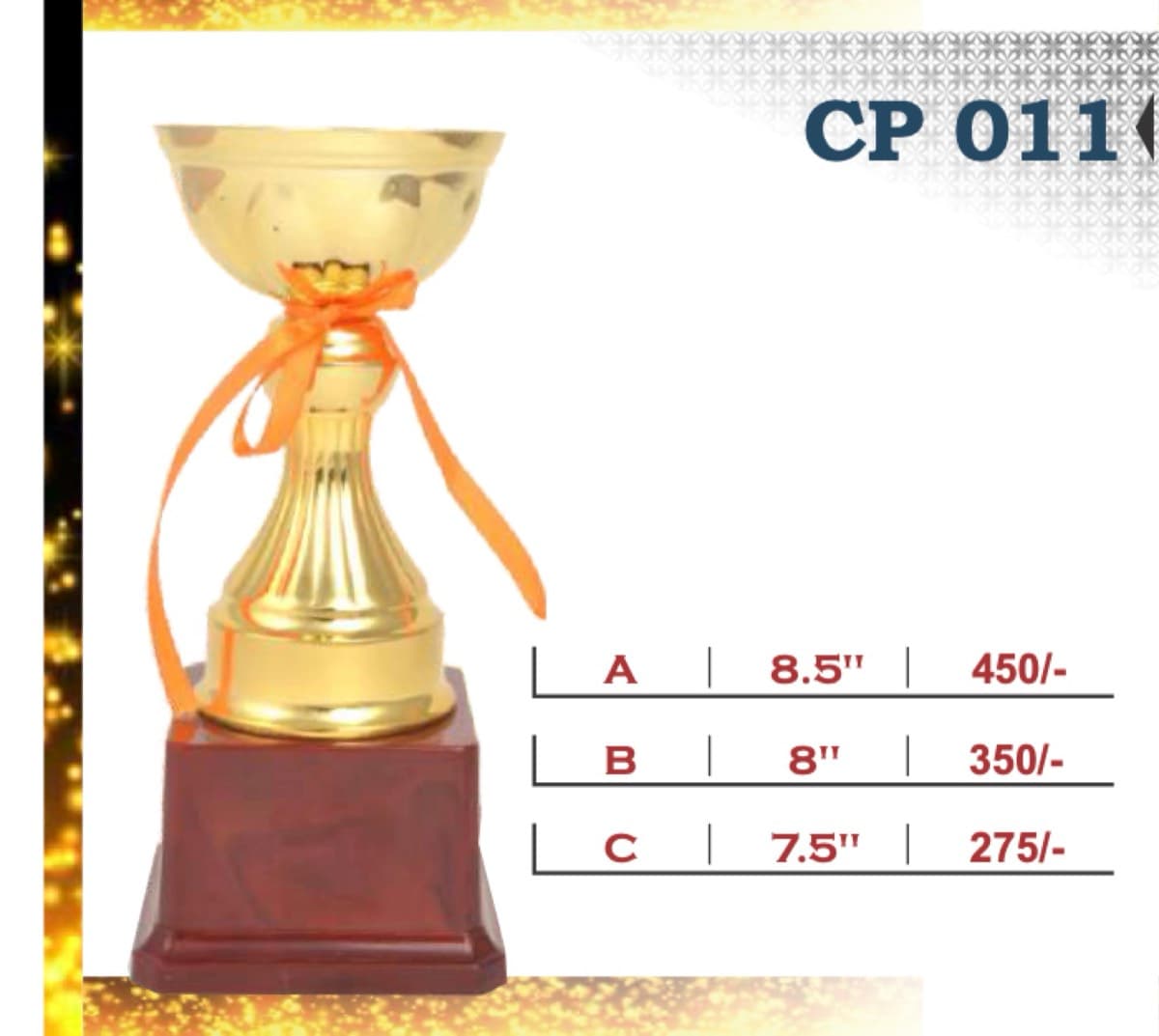 Recognition Trophy CP 011
