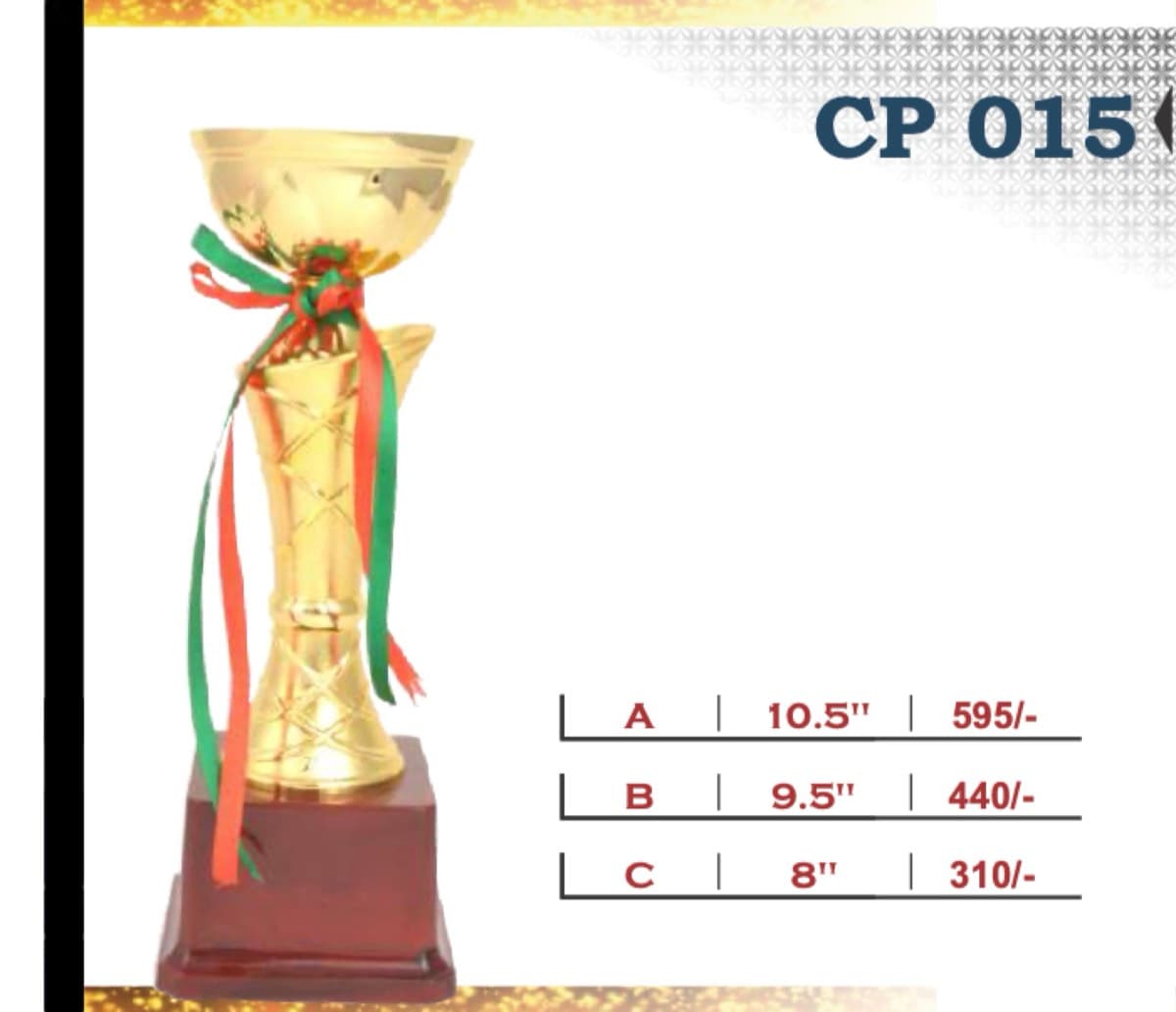 Recognition Trophy CP 015
