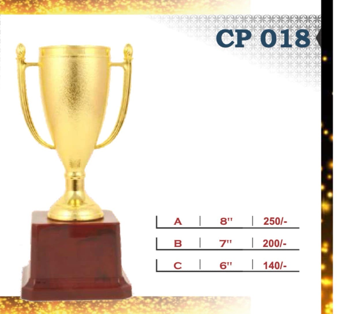 Recognition Trophy CP 018