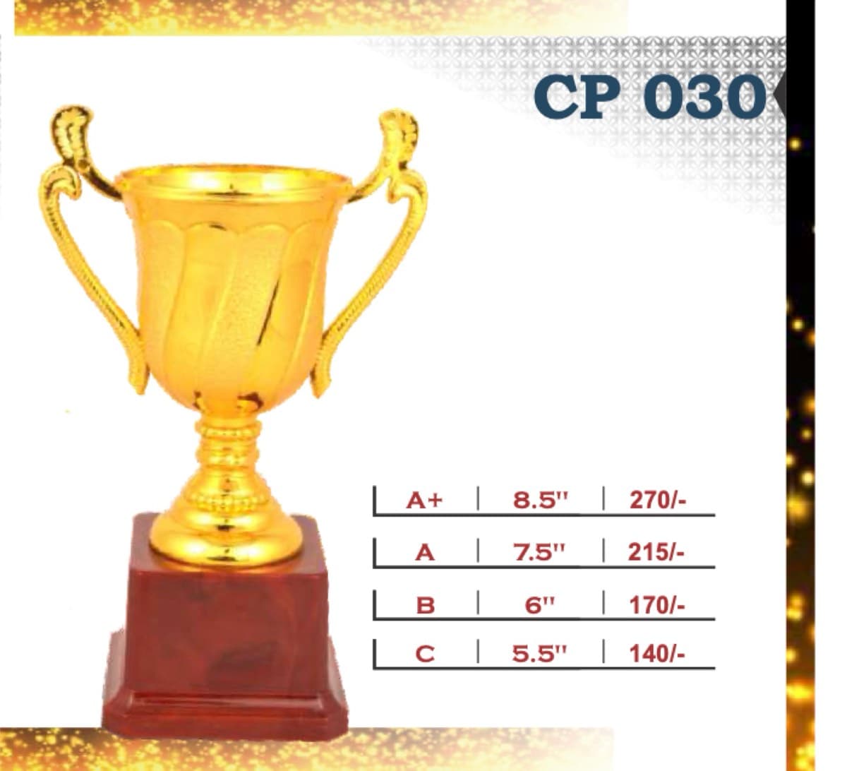 Recognition Trophy CP 030