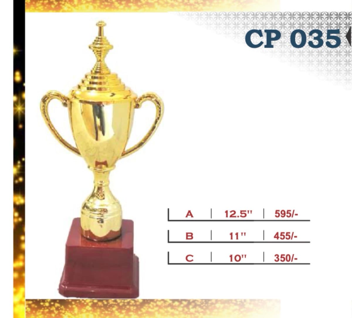 Recognition Trophy CP 035
