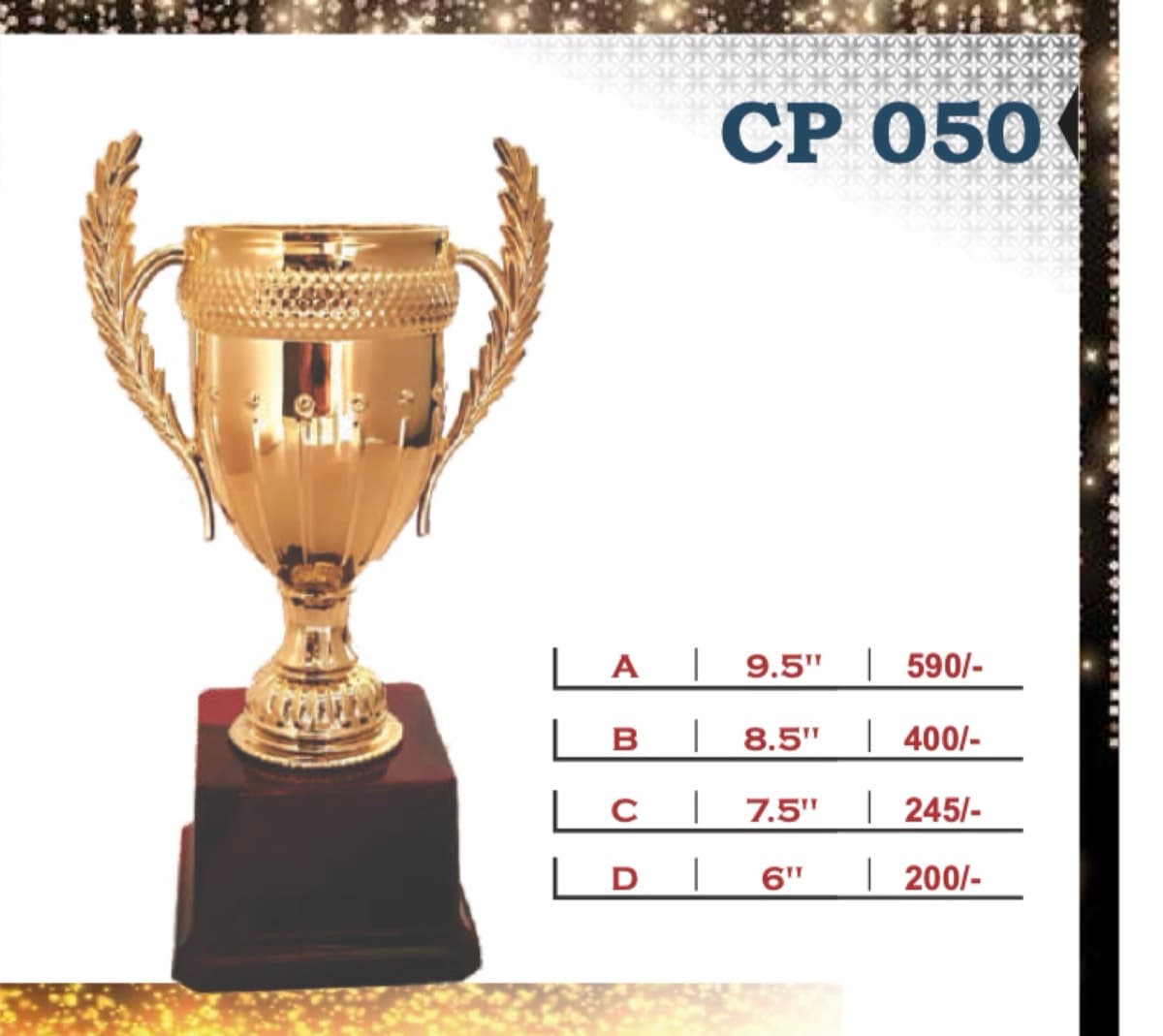 Recognition Trophy CP 050