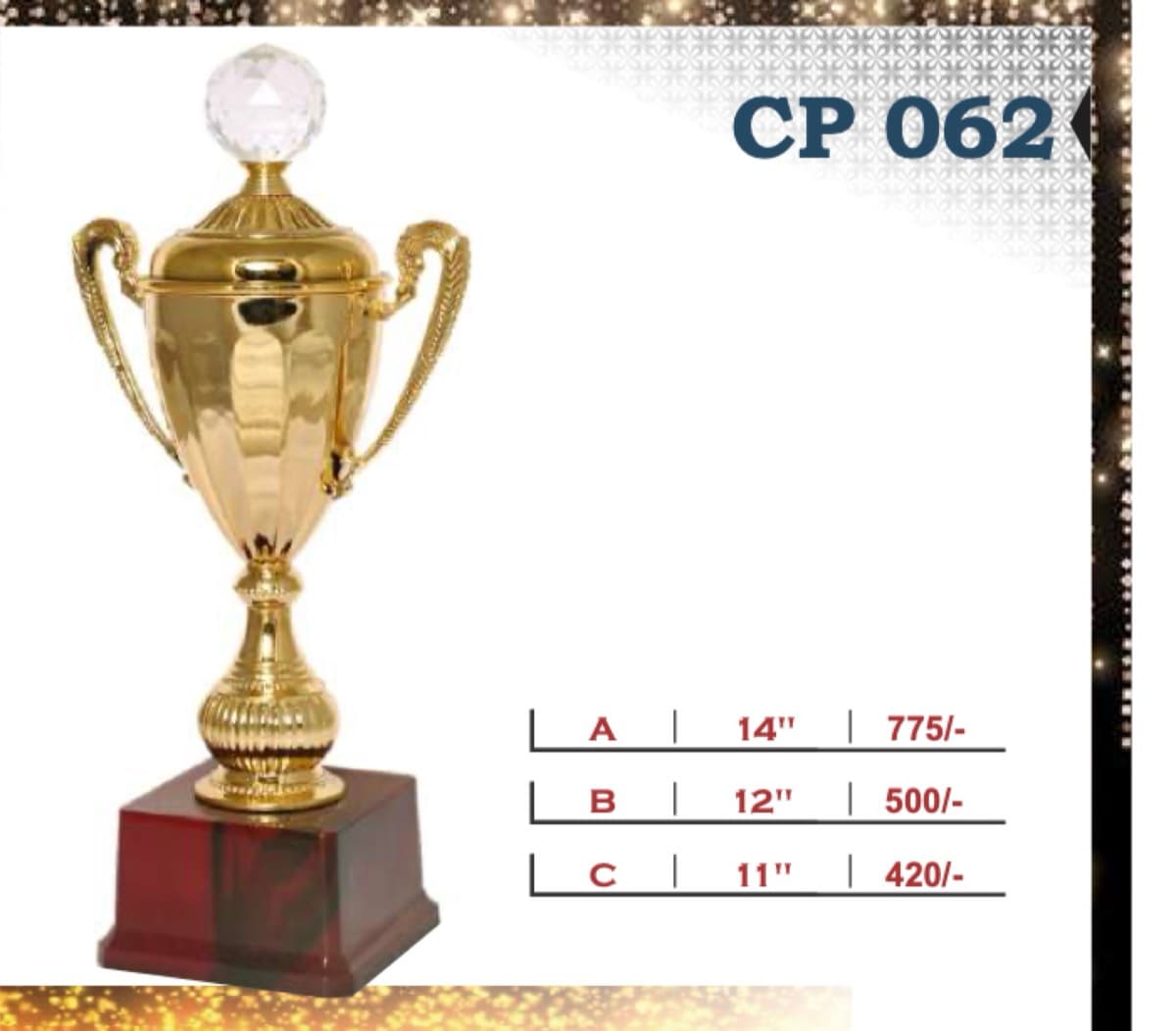 Recognition Trophy CP 062