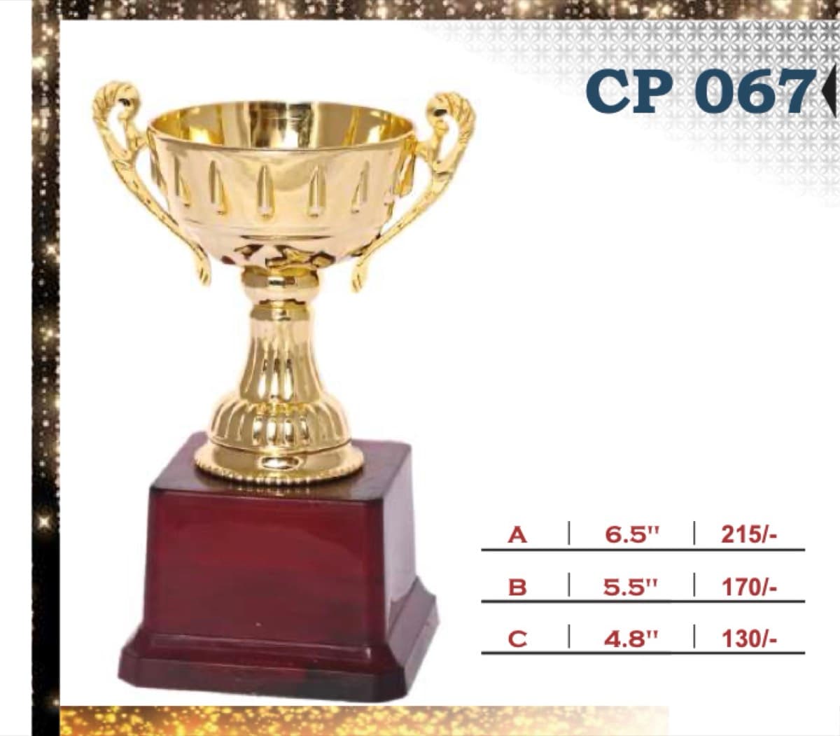Recognition Trophy CP 067