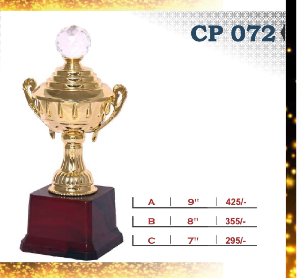 Recognition Trophy CP 072