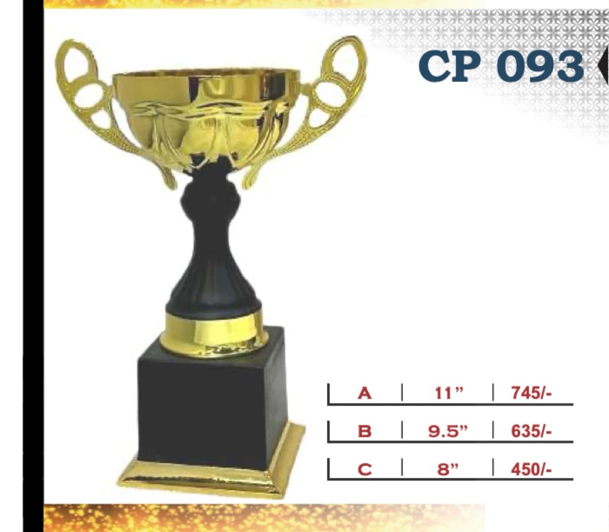 Recognition Trophy CP 093