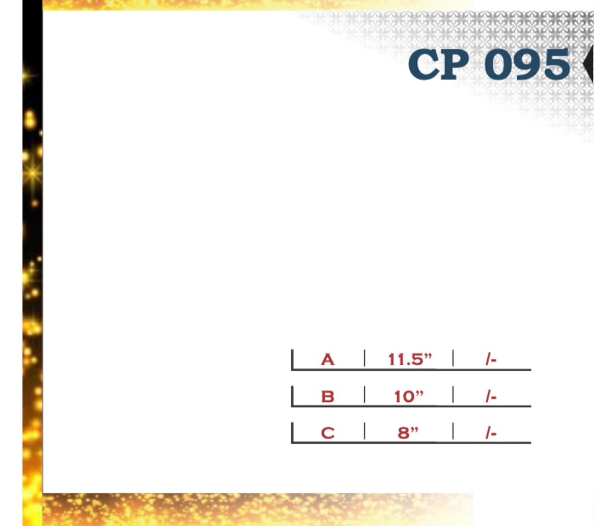 Recognition Trophy CP 095