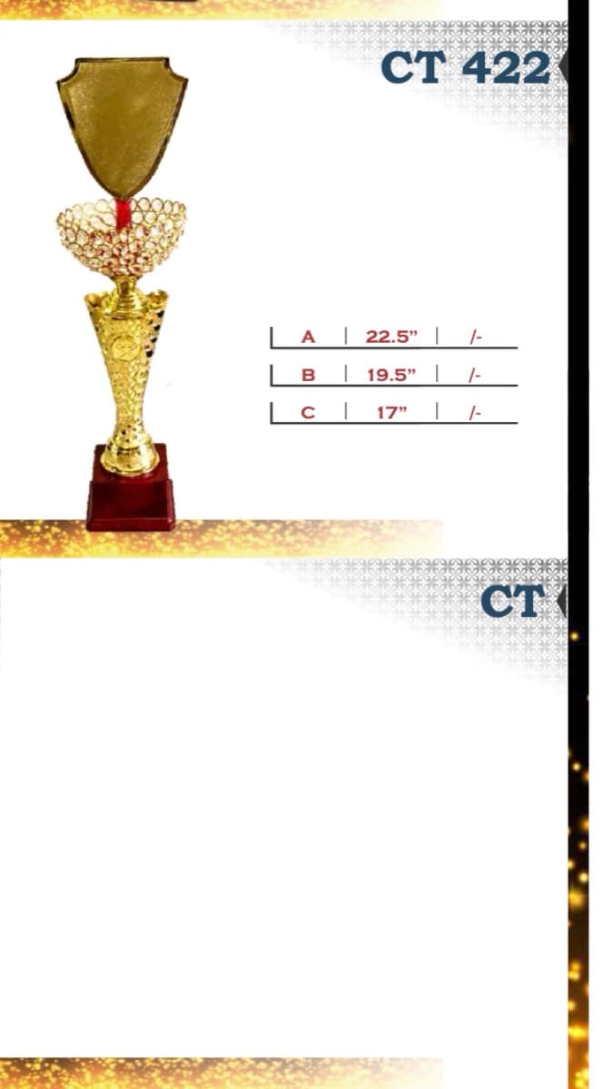 Recognition Trophy CT 422