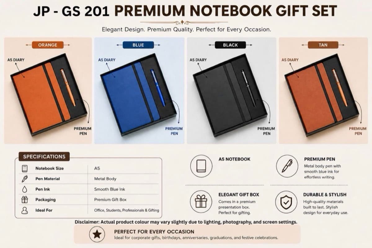 Diary & pen gift sets from Bhet