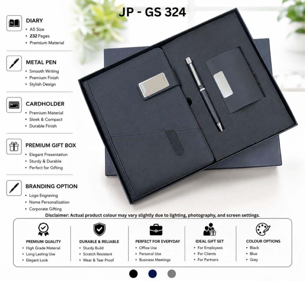 3-in-1 Corporate Gift Set JP-GS-324