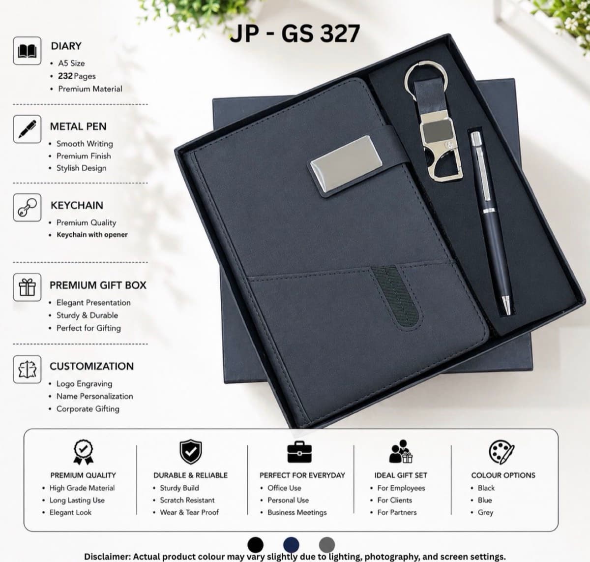 3-in-1 Corporate Gift Set JP-GS-327