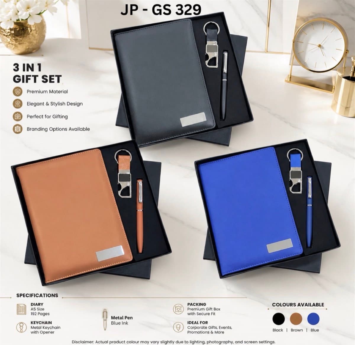 3-in-1 Corporate Gift Set JP-GS-329