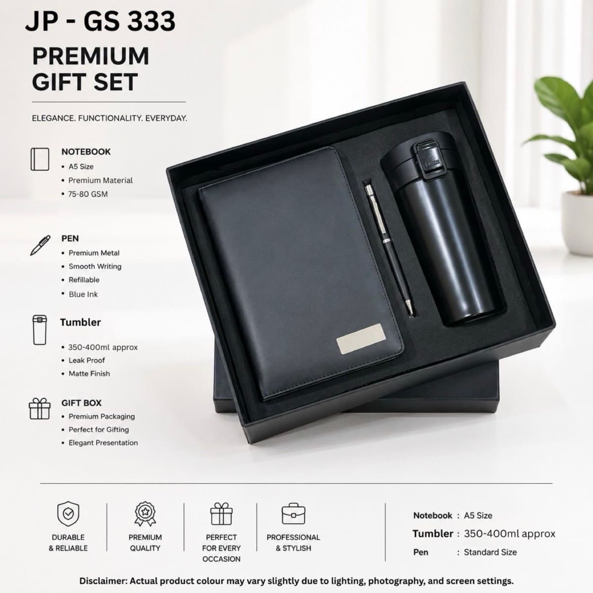 3-in-1 Corporate Gift Set JP-GS-333