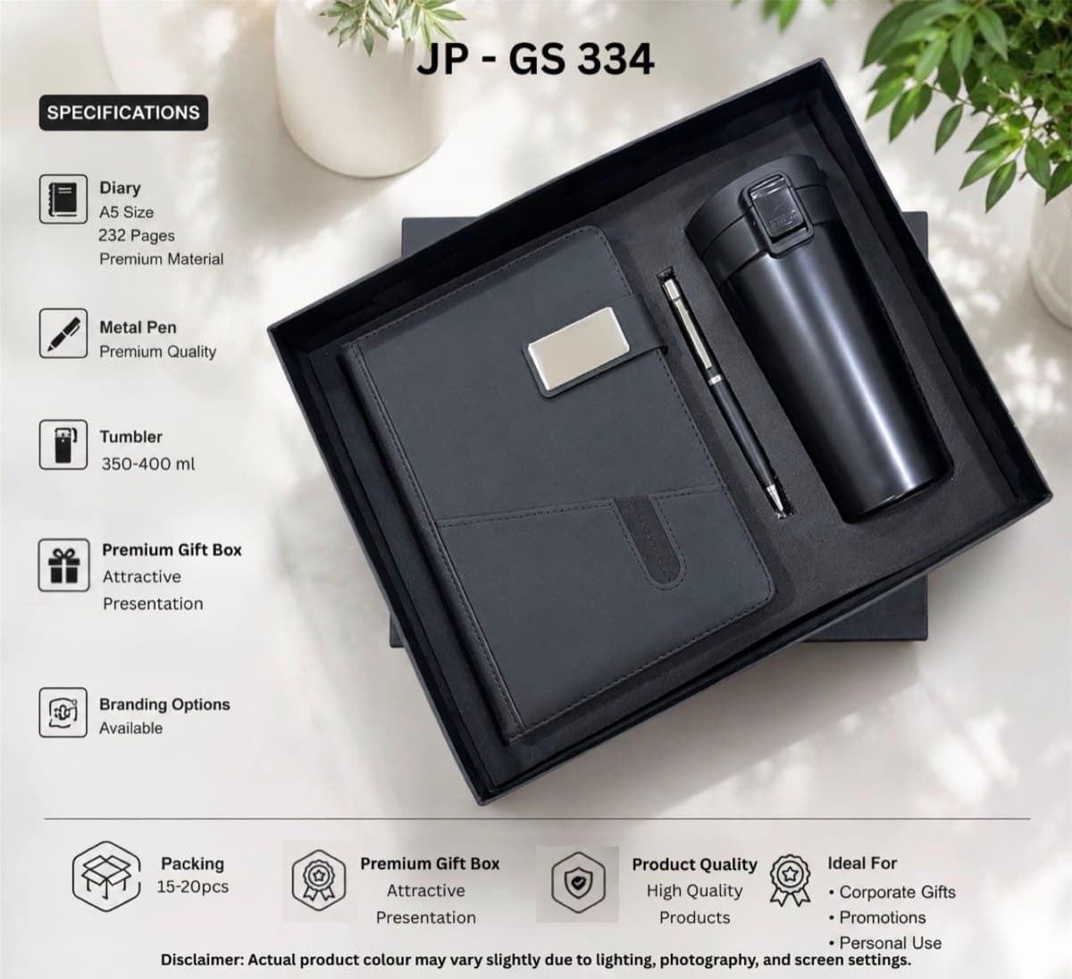 3-in-1 Corporate Gift Set JP-GS-334