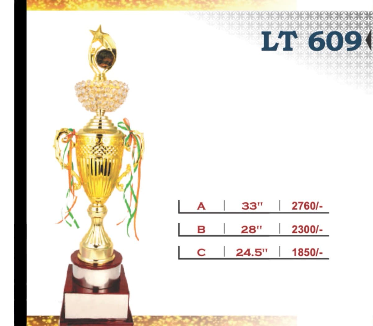 Recognition Trophy LT 609