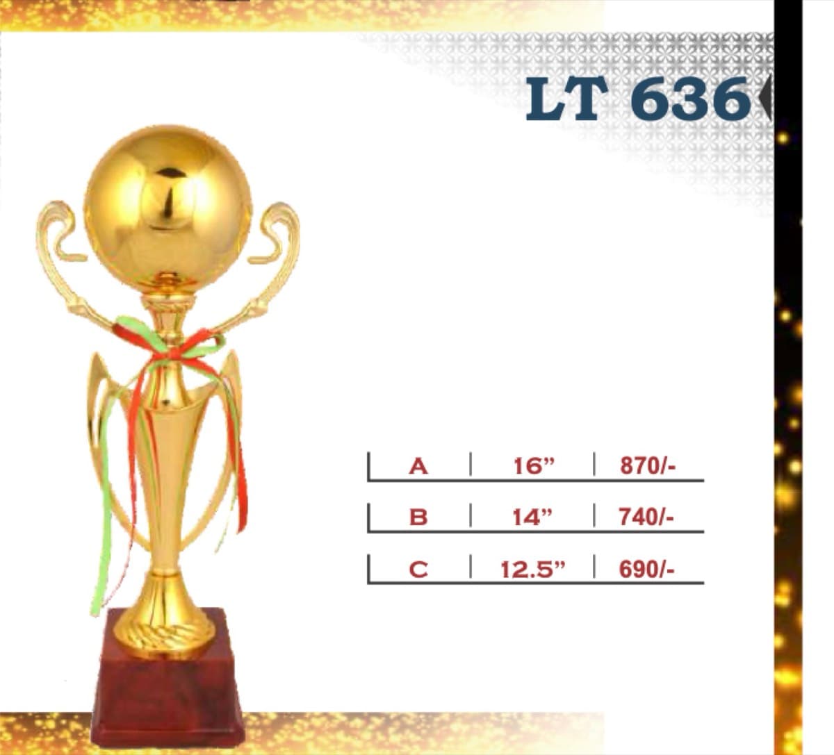 Recognition Trophy LT 636