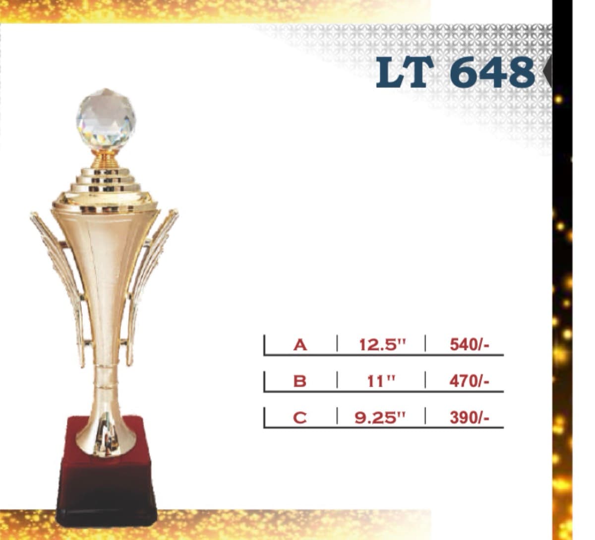 Recognition Trophy LT 648