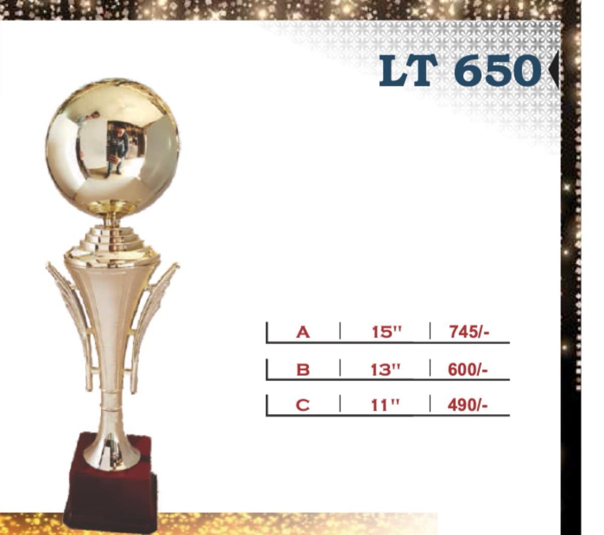 Recognition Trophy LT 650