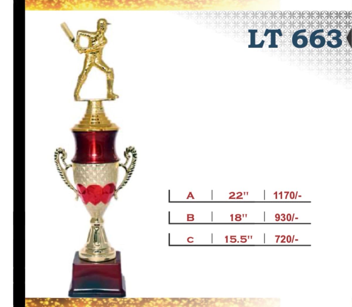 Recognition Trophy LT 663
