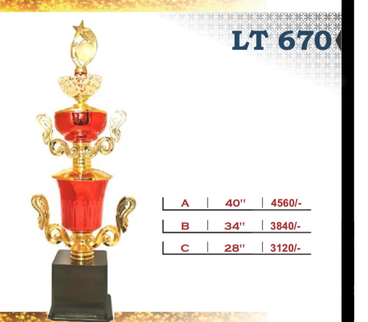 Recognition Trophy LT 670