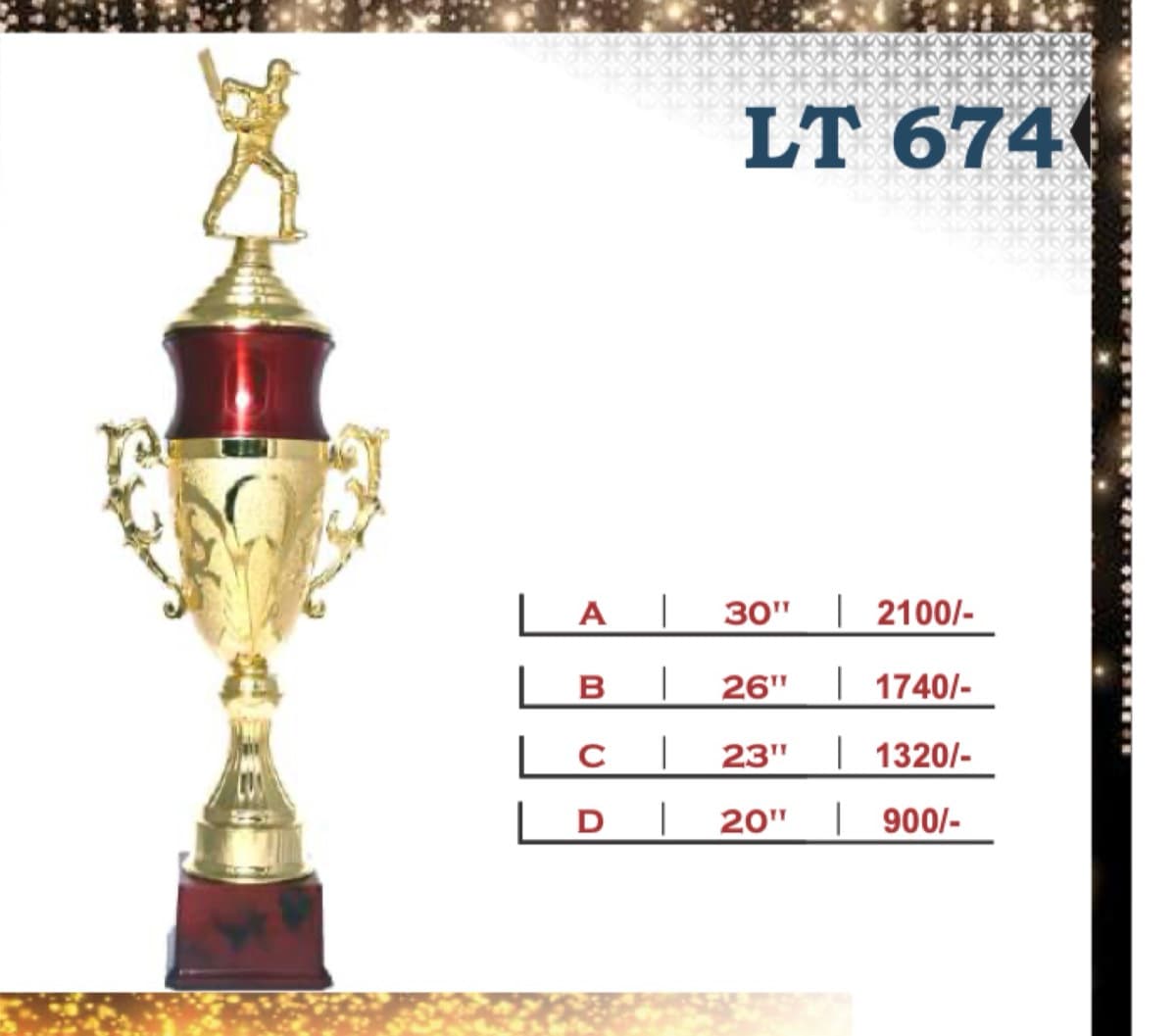 Recognition Trophy LT 674