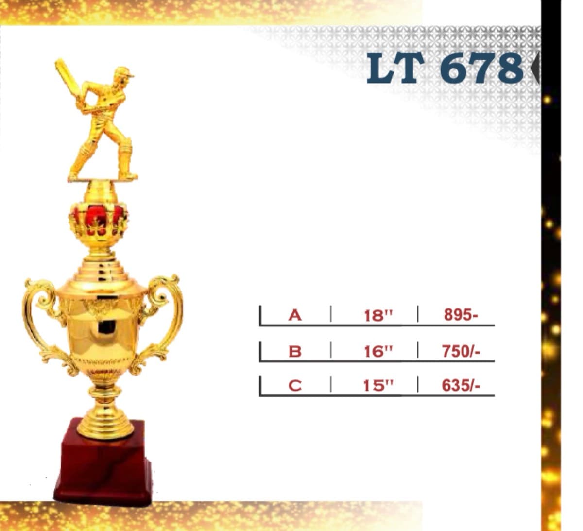 Recognition Trophy LT 678