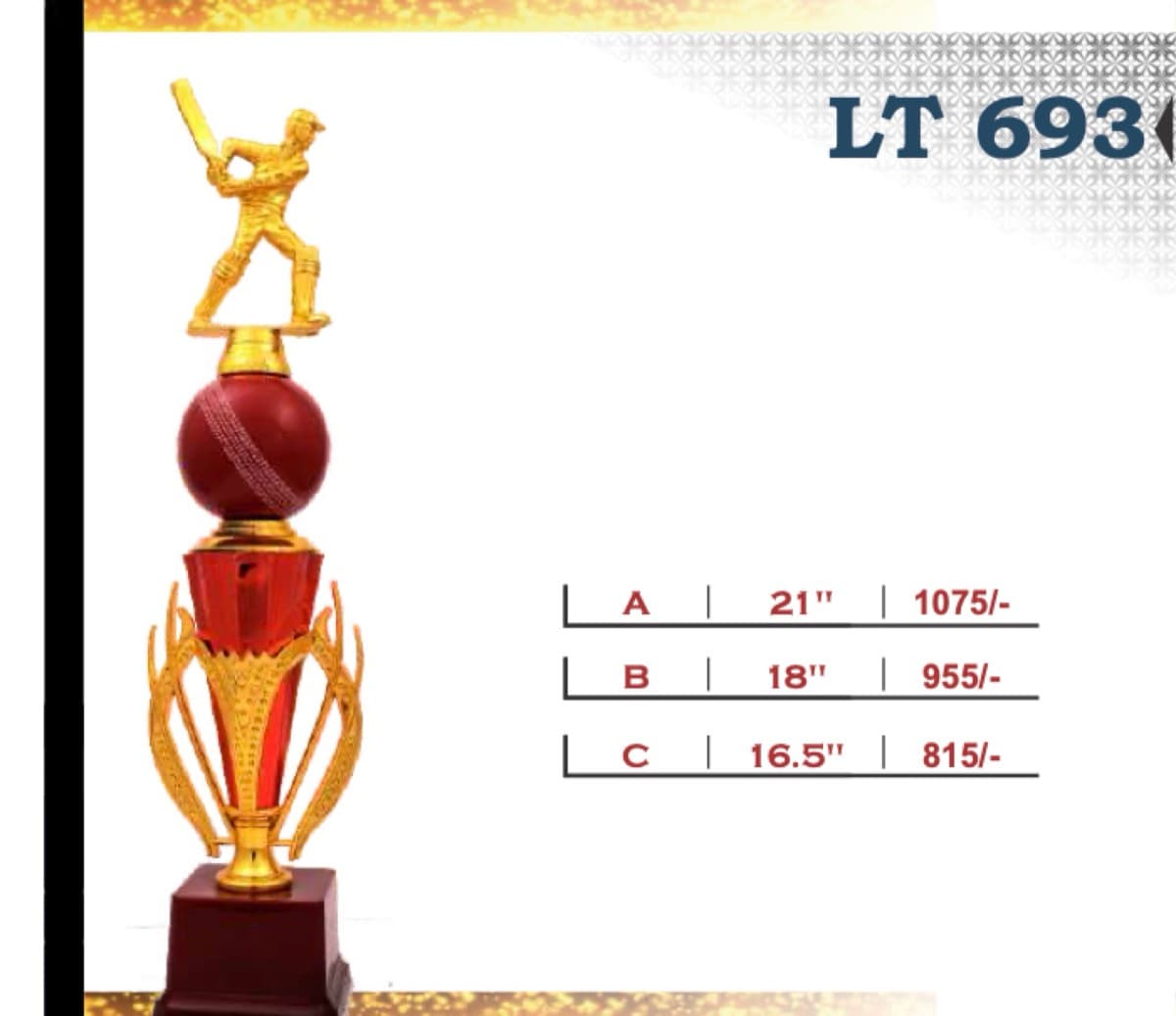 Recognition Trophy LT 693