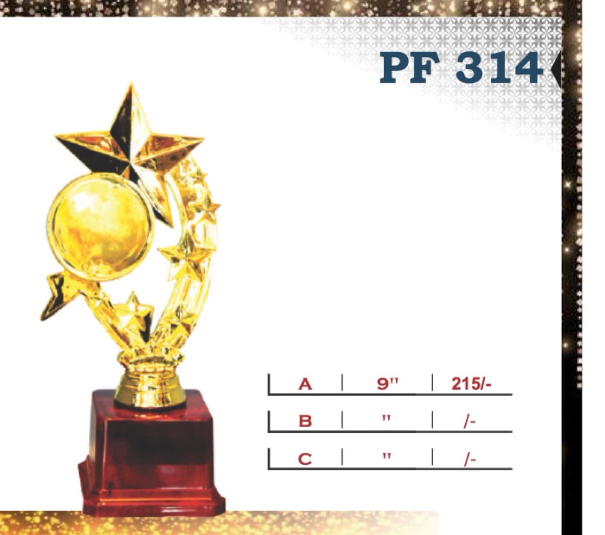 Recognition Trophy PF 314