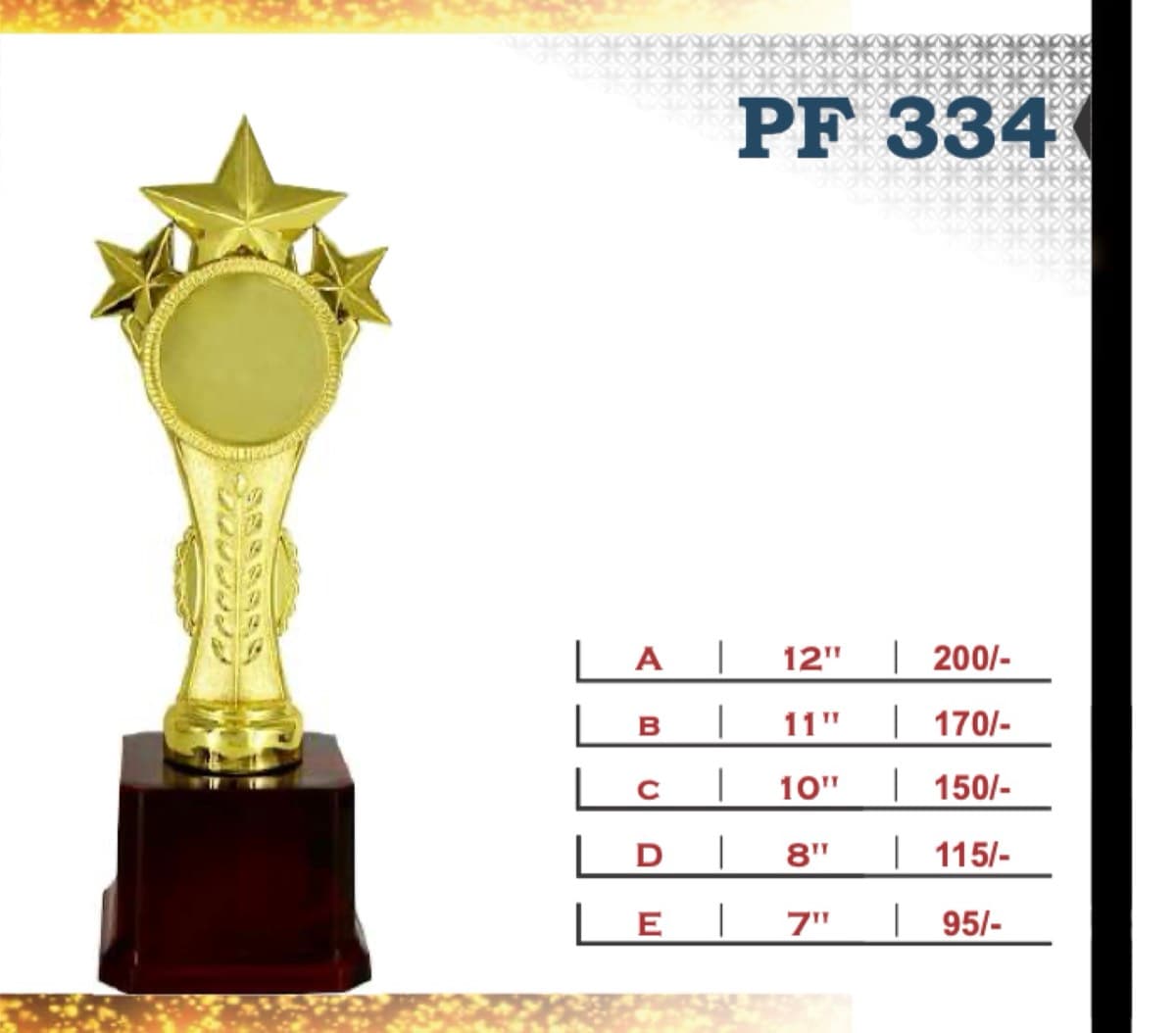 Recognition Trophy PF 334