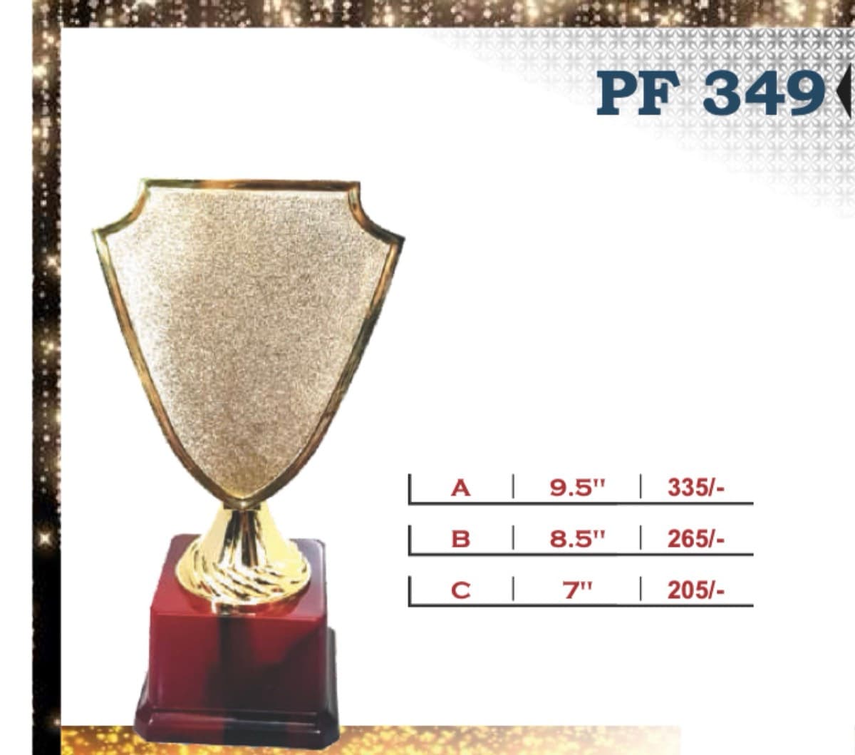 Recognition Trophy PF 349