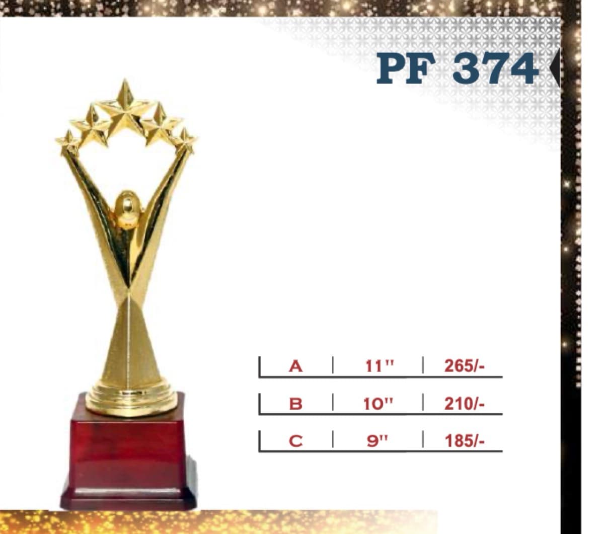 Recognition Trophy PF 374