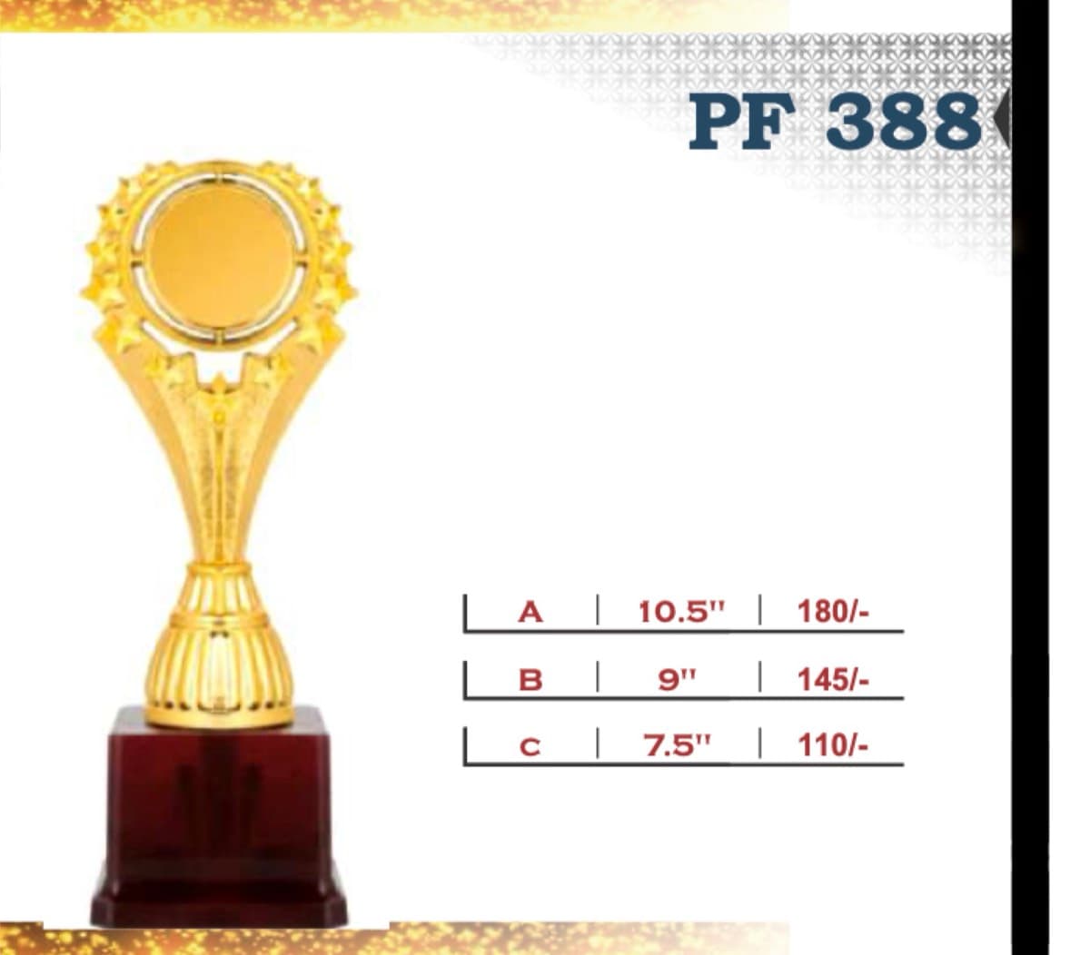 Recognition Trophy PF 388