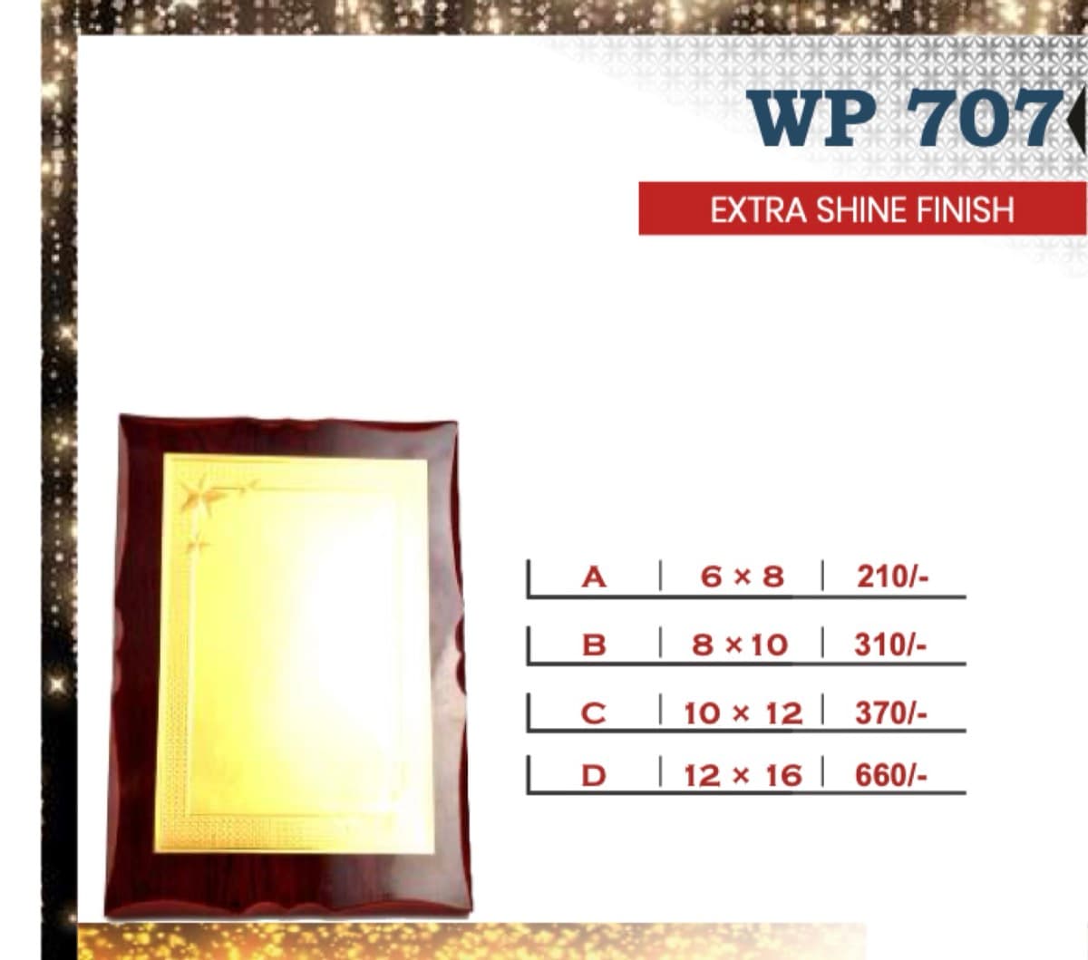Wooden Award WP 707