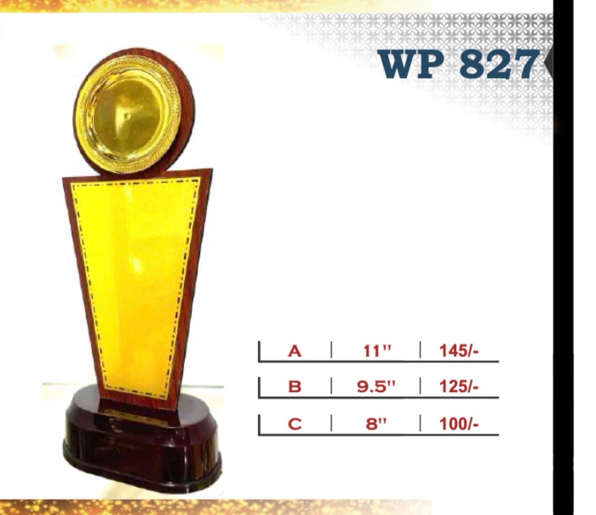 Wooden Award WP 827