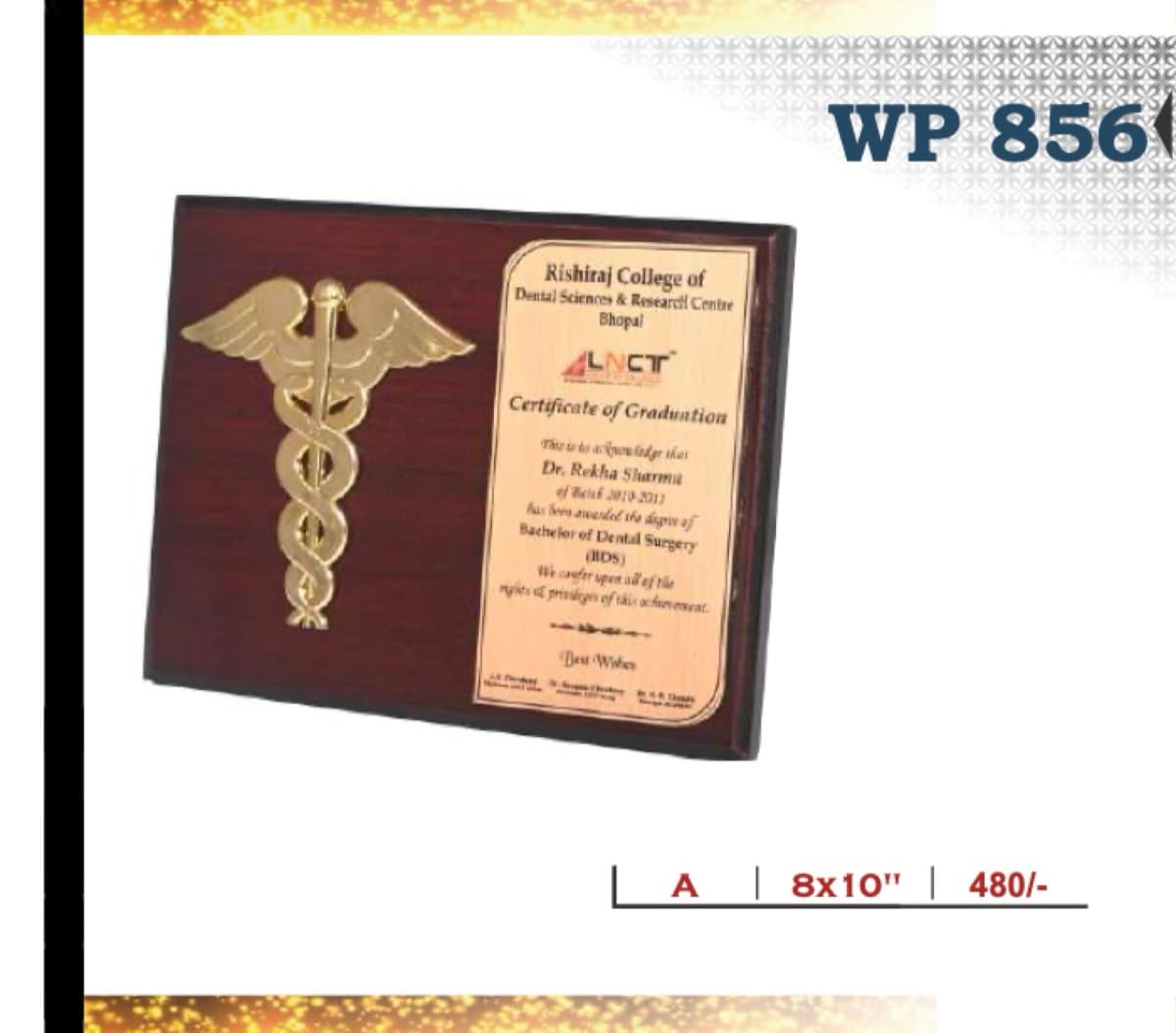 Wooden Award WP 856